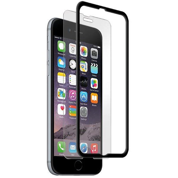 BodyGuardz Pure Glass + The Crown for Apple iPhone 6/6s (Black) Replacement