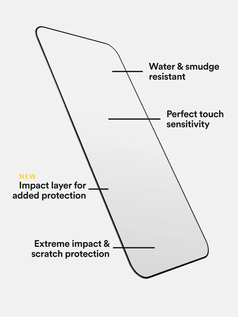 Pure 3 Edge Tempered Glass Screen Protector for iPhone 16 Pro - Image 5